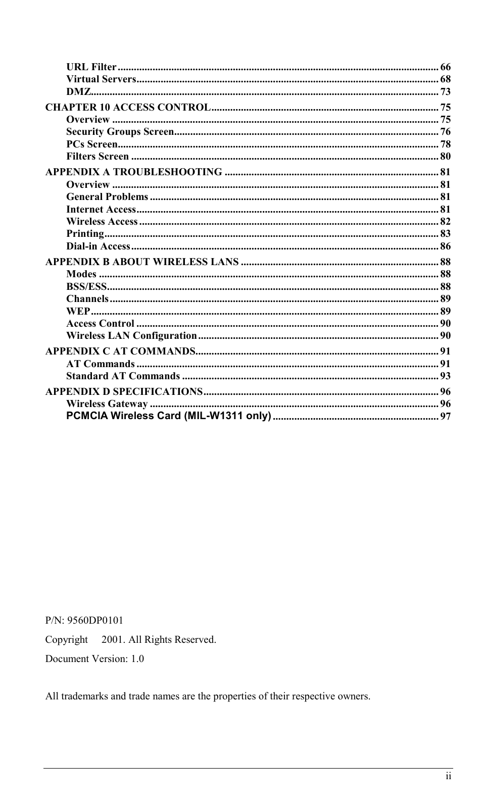 Milan Technology MIL-W0311 User Manual | Page 3 / 100