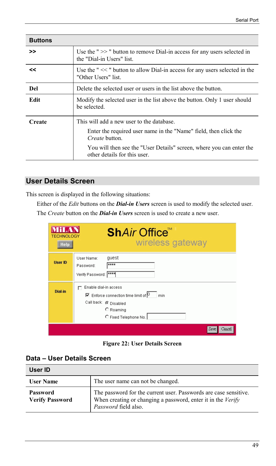 User details screen | Milan Technology MIL-W0311 User Manual | Page 52 / 100