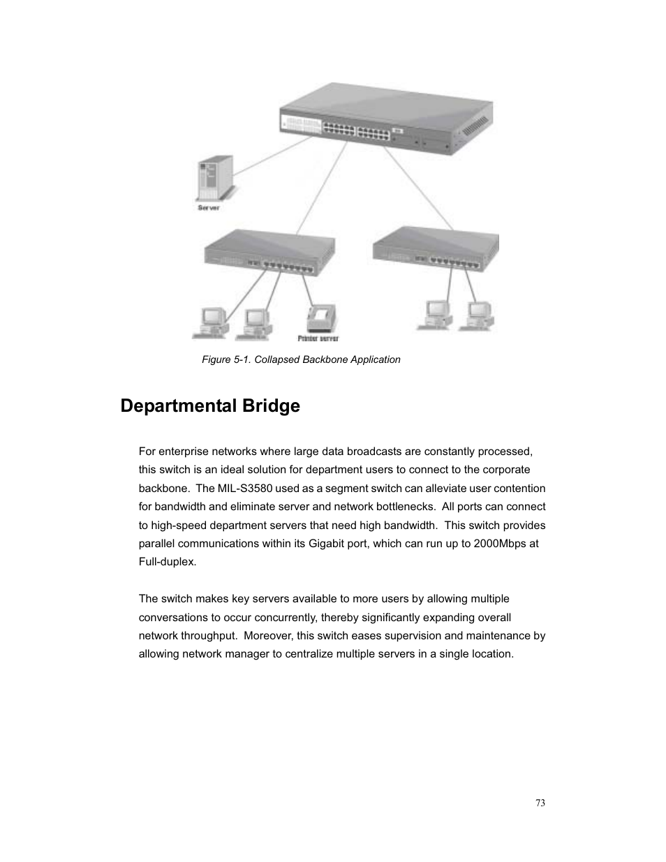 Departmental bridge | Milan Technology MIL-S3580 User Manual | Page 73 / 80