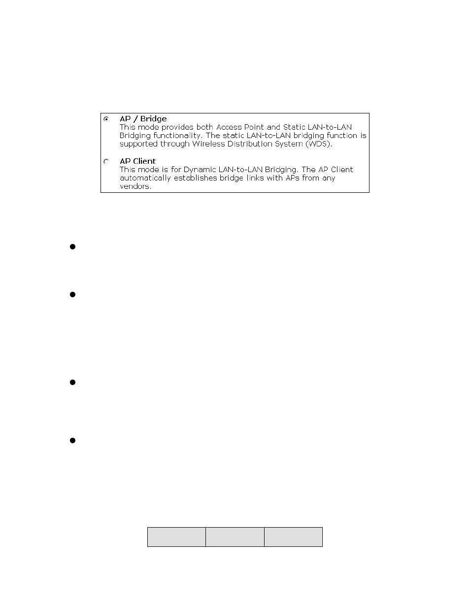 3 general operations, 1 specifying operational mode | Milan Technology MIL-W2332G User Manual | Page 33 / 70