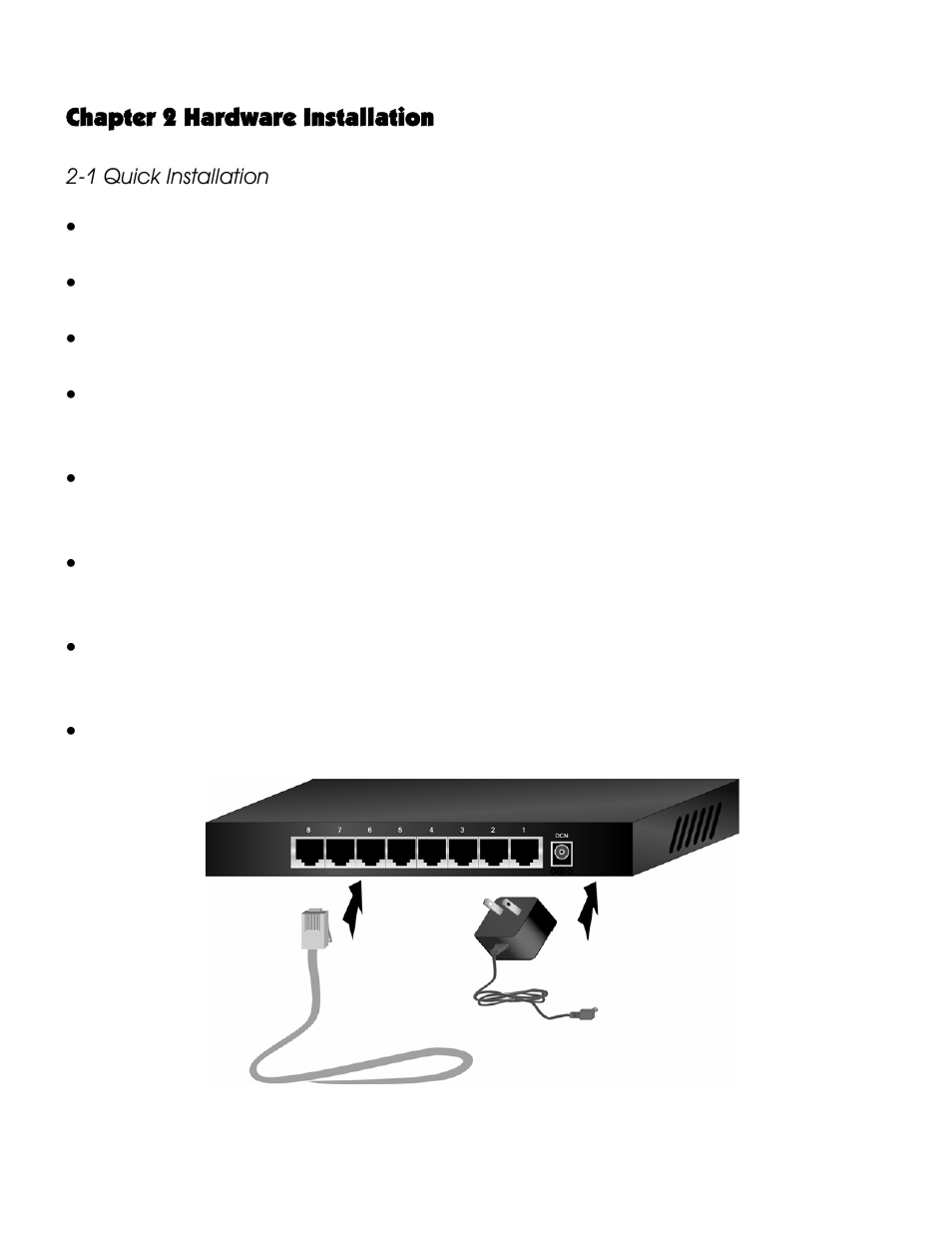 Chapter 2 hardware installation | Milan Technology MIL-S800 User Manual | Page 7 / 12