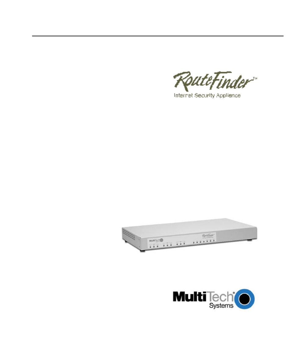 Multitech ROUTE FINDER RFIPSC-1 User Manual | 54 pages