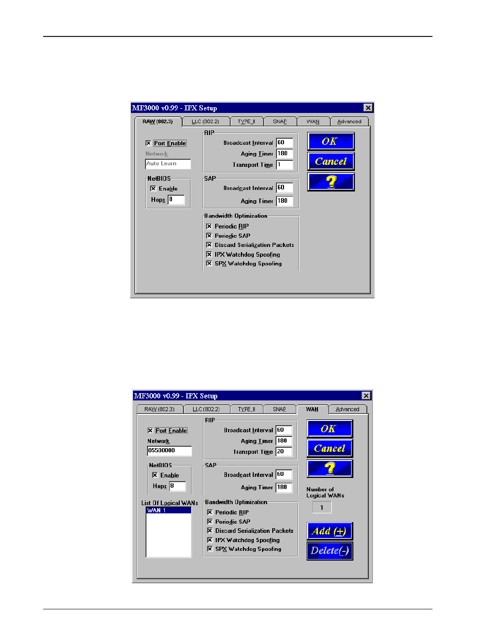 Ipx setup | Multitech MULTIFRAD 3100 User Manual | Page 32 / 98
