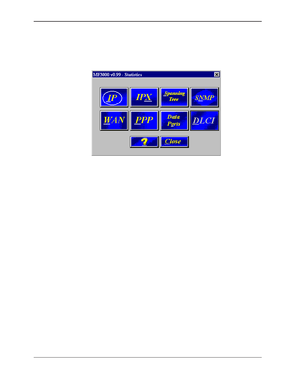 Statistics | Multitech MULTIFRAD 3100 User Manual | Page 35 / 98