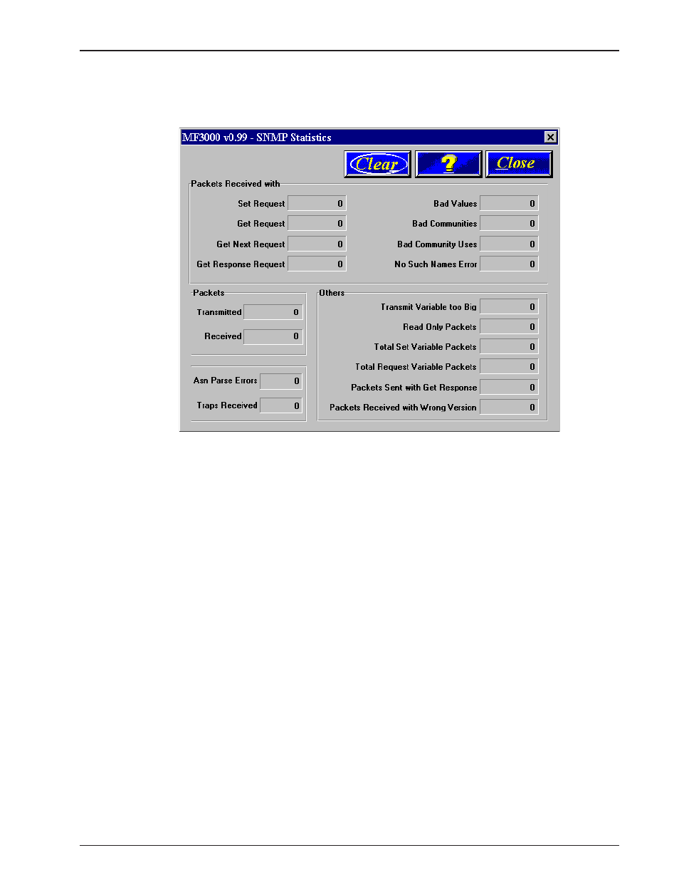 Snmp statistics | Multitech MULTIFRAD 3100 User Manual | Page 39 / 98
