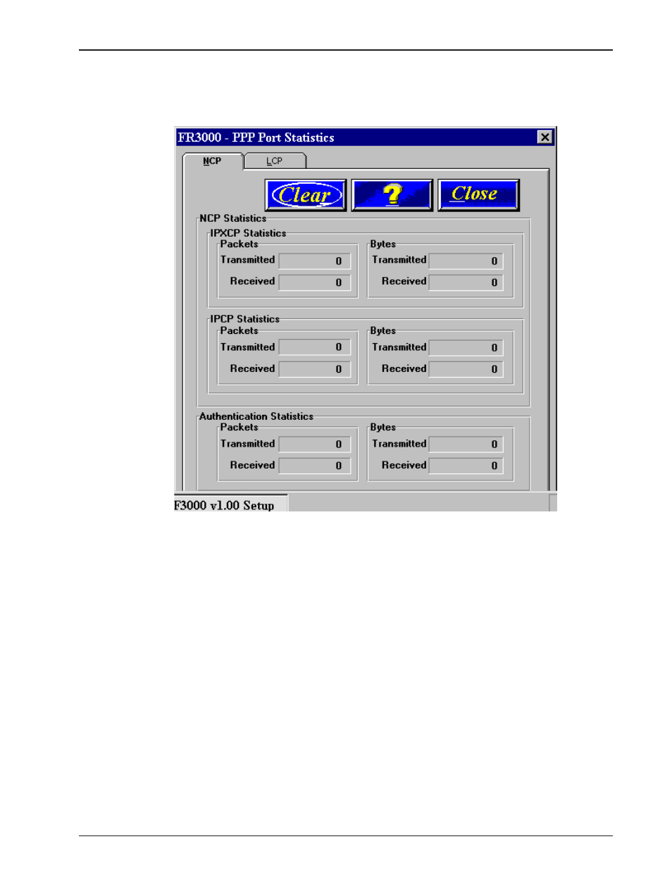 Ppp statistics | Multitech MULTIFRAD 3100 User Manual | Page 41 / 98