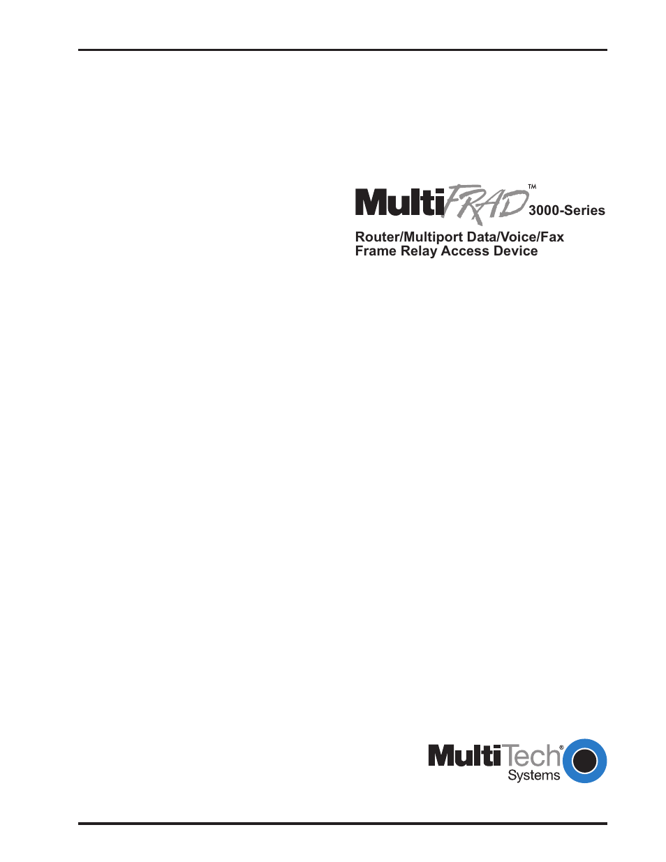 Chapter 6 - router management | Multitech MULTIFRAD 3100 User Manual | Page 59 / 98