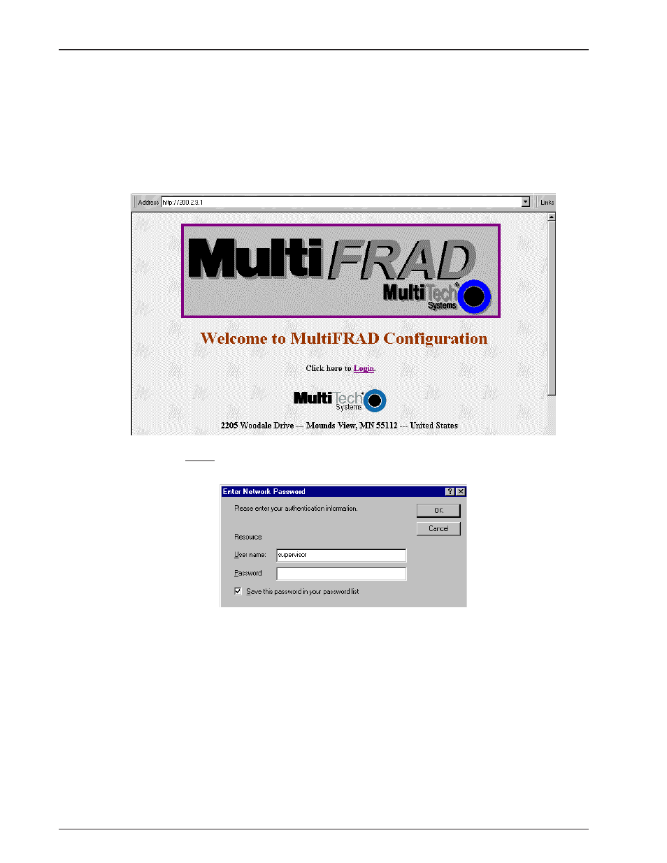 Web browser management | Multitech MULTIFRAD 3100 User Manual | Page 62 / 98