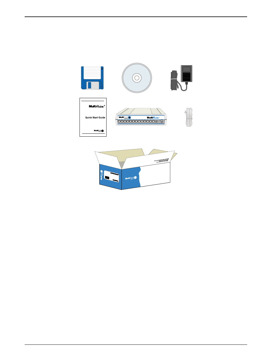 1 what is in your modem package, What is in your modem package, 20 multimodemba user guide | Multitech MT1432BA User Manual | Page 20 / 166