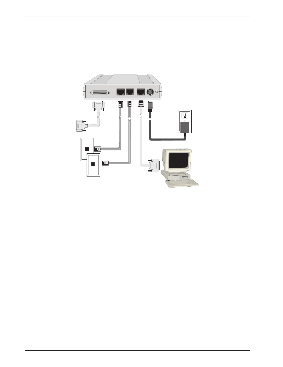 Cabling your proxyserver | Multitech PROXYSERVER MTPSR1-120 User Manual | Page 14 / 60