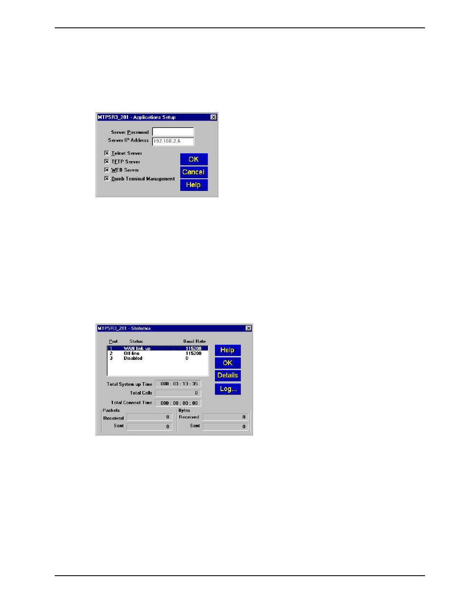 Applications, Statistics, Applications statistics | Multitech PROXYSERVER MTPSR1-120 User Manual | Page 39 / 60