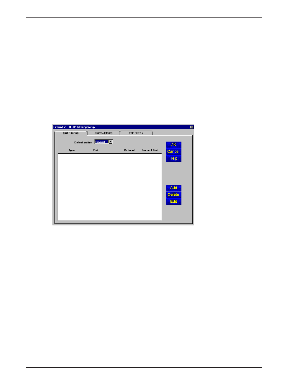 Filtering | Multitech PROXYSERVER MTPSR1-120 User Manual | Page 40 / 60