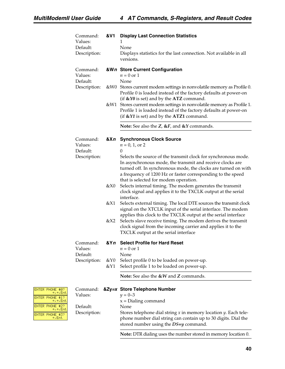 4 at commands, s-registers, and result codes, Multimodemii user guide | Multitech MULTI MODEM II MT5600BA User Manual | Page 46 / 113