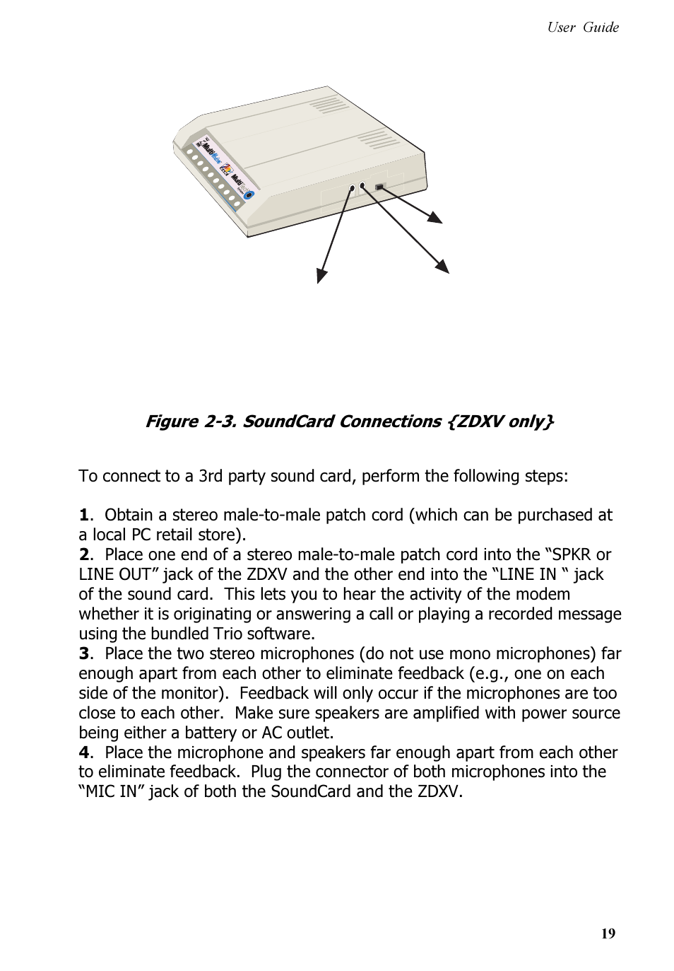 Multitech V.90/K56FLEX MT5600ZDXV User Manual | Page 19 / 98