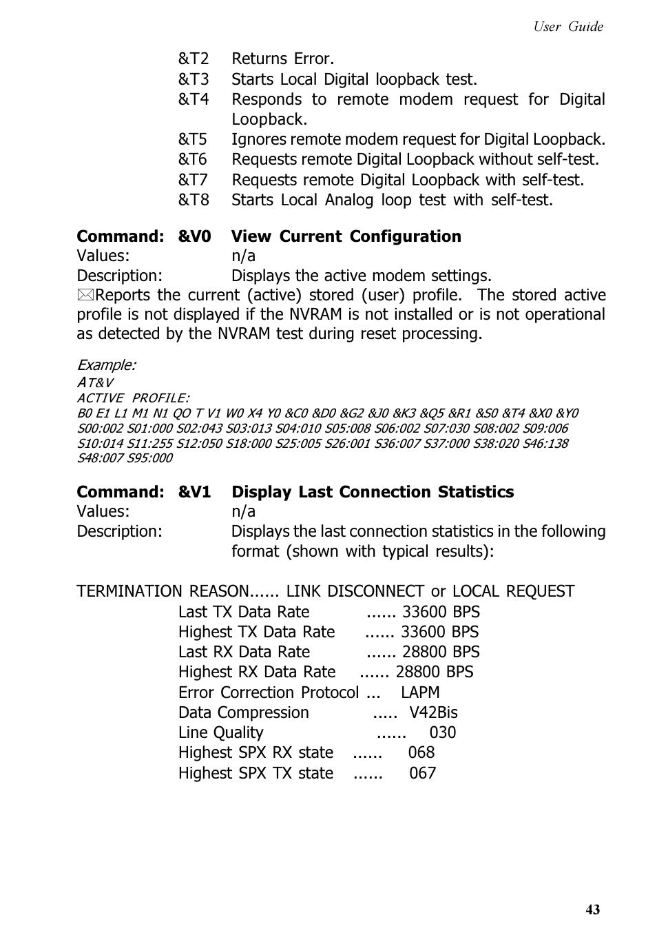 Multitech V.90/K56FLEX MT5600ZDXV User Manual | Page 43 / 98