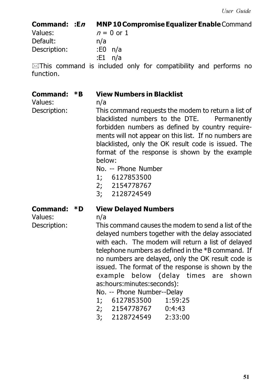 Multitech V.90/K56FLEX MT5600ZDXV User Manual | Page 51 / 98