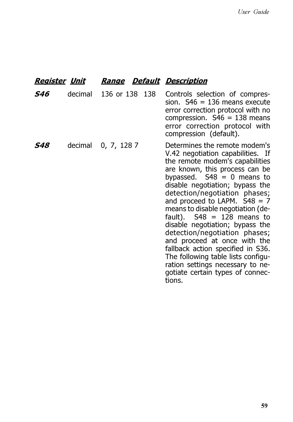 Multitech V.90/K56FLEX MT5600ZDXV User Manual | Page 59 / 98