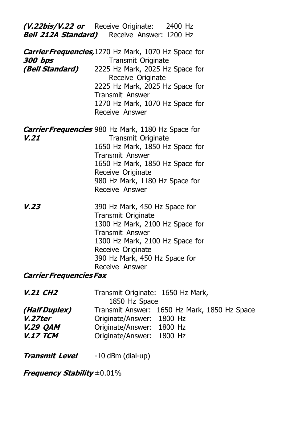 Multitech V.90/K56FLEX MT5600ZDXV User Manual | Page 83 / 98