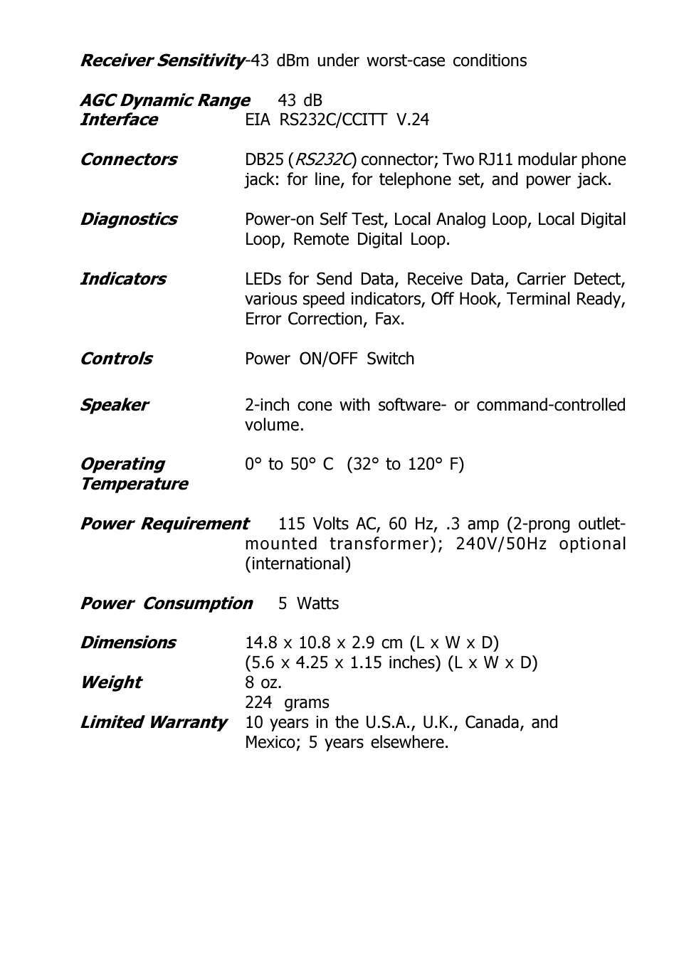 Multitech V.90/K56FLEX MT5600ZDXV User Manual | Page 84 / 98