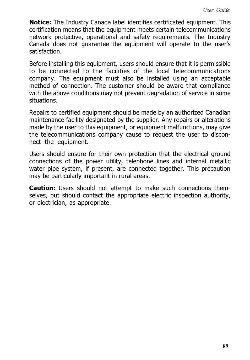 Multitech V.90/K56FLEX MT5600ZDXV User Manual | Page 89 / 98