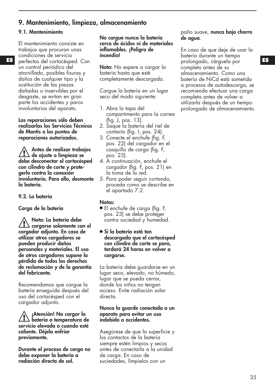 Mantis 811103 User Manual | Page 35 / 41