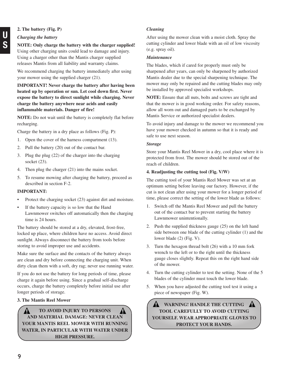 Mantis Reel Mower User Manual | Page 10 / 14