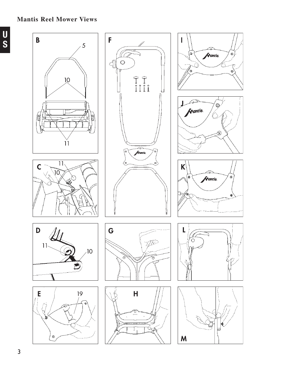 Mantis Reel Mower User Manual | Page 4 / 14