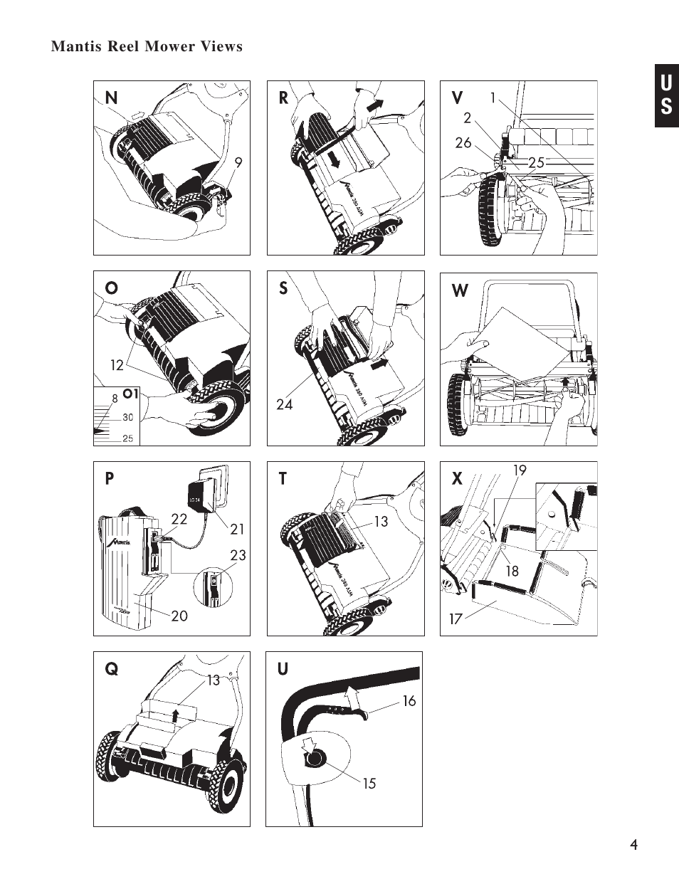 Mantis Reel Mower User Manual | Page 5 / 14