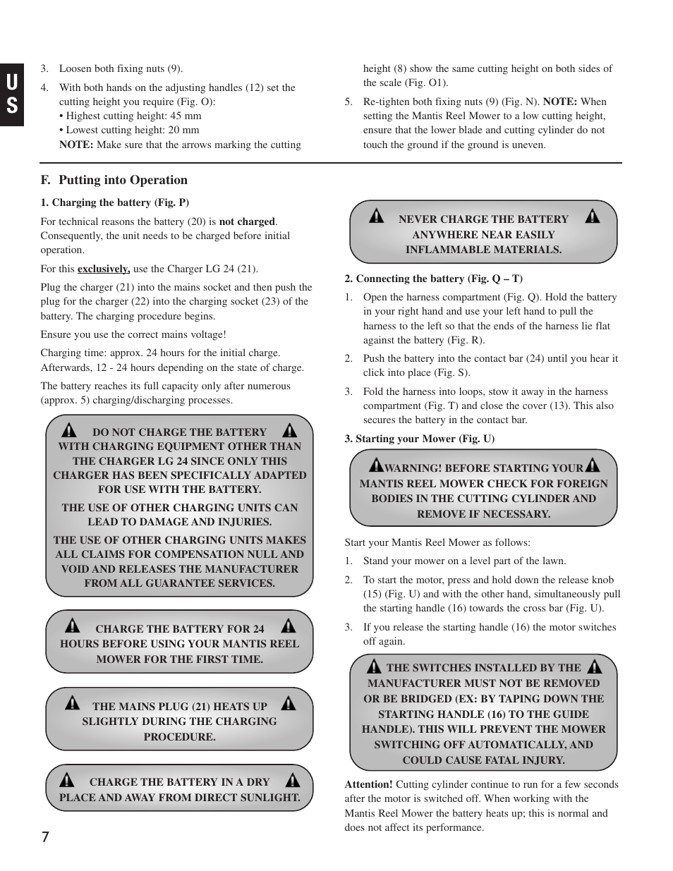 Mantis Reel Mower User Manual | Page 8 / 14