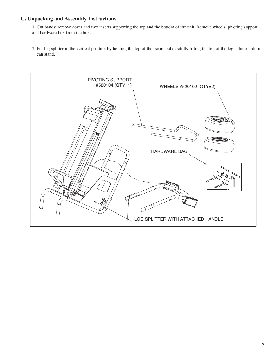 Mantis Swift Split User Manual | Page 3 / 21