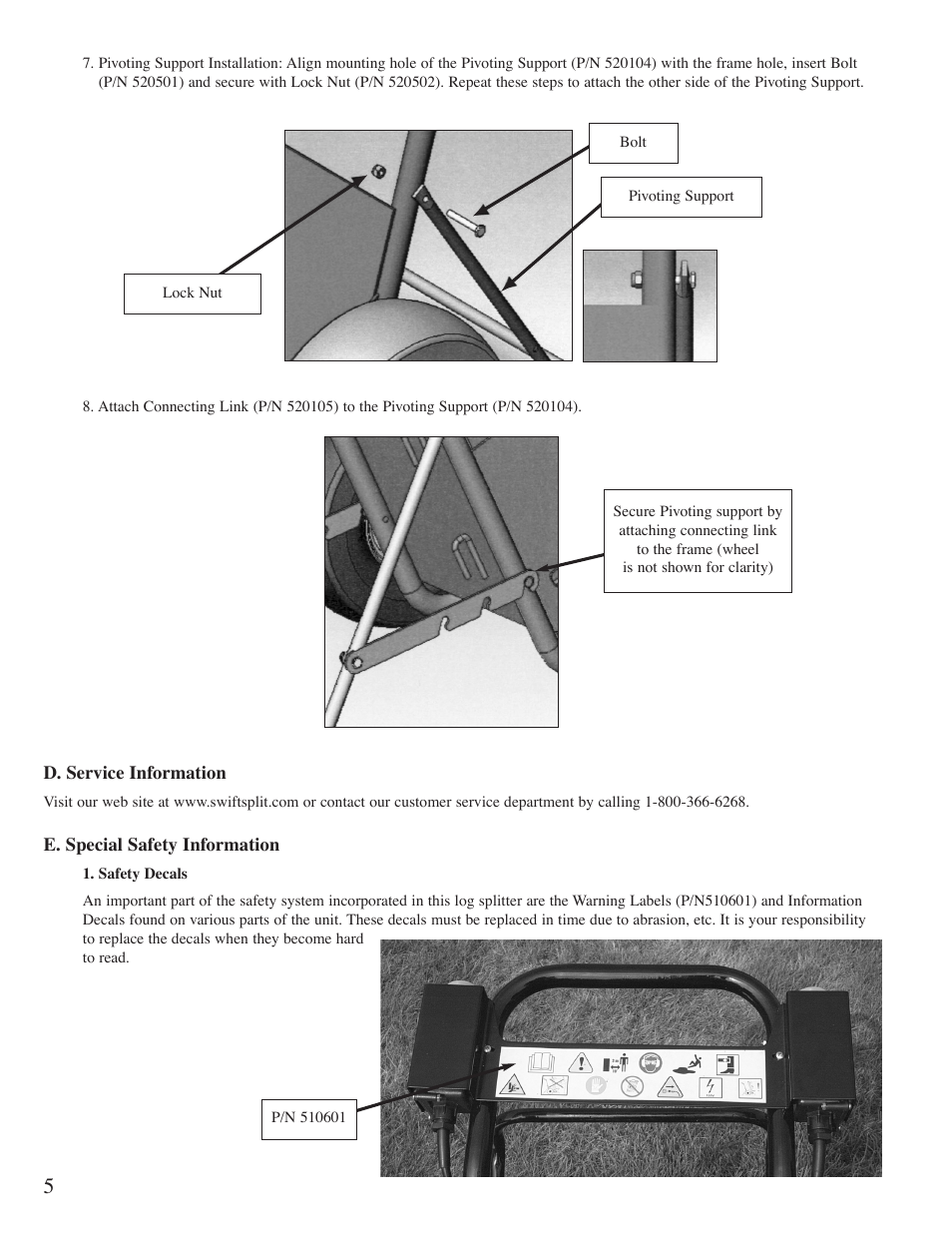 Mantis Swift Split User Manual | Page 6 / 21