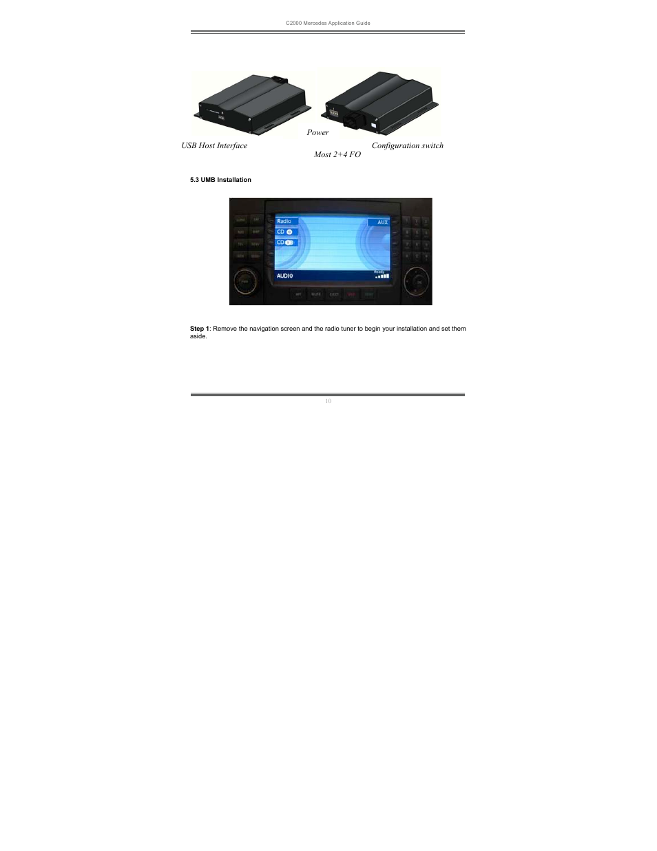 Moconnec tor | Mantis C2000 User Manual | Page 10 / 26