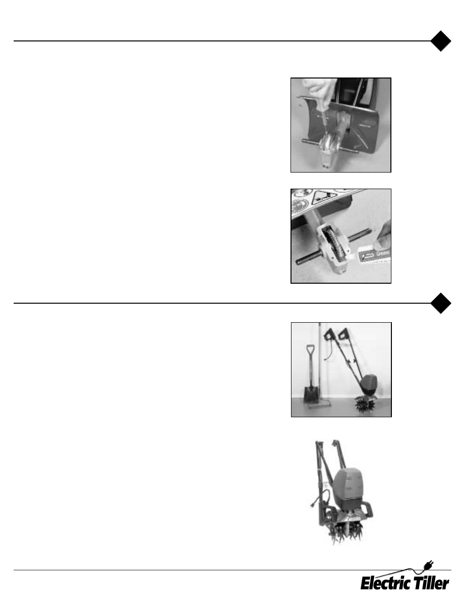 Electric tiller | Mantis ElectricTiller User Manual | Page 16 / 20