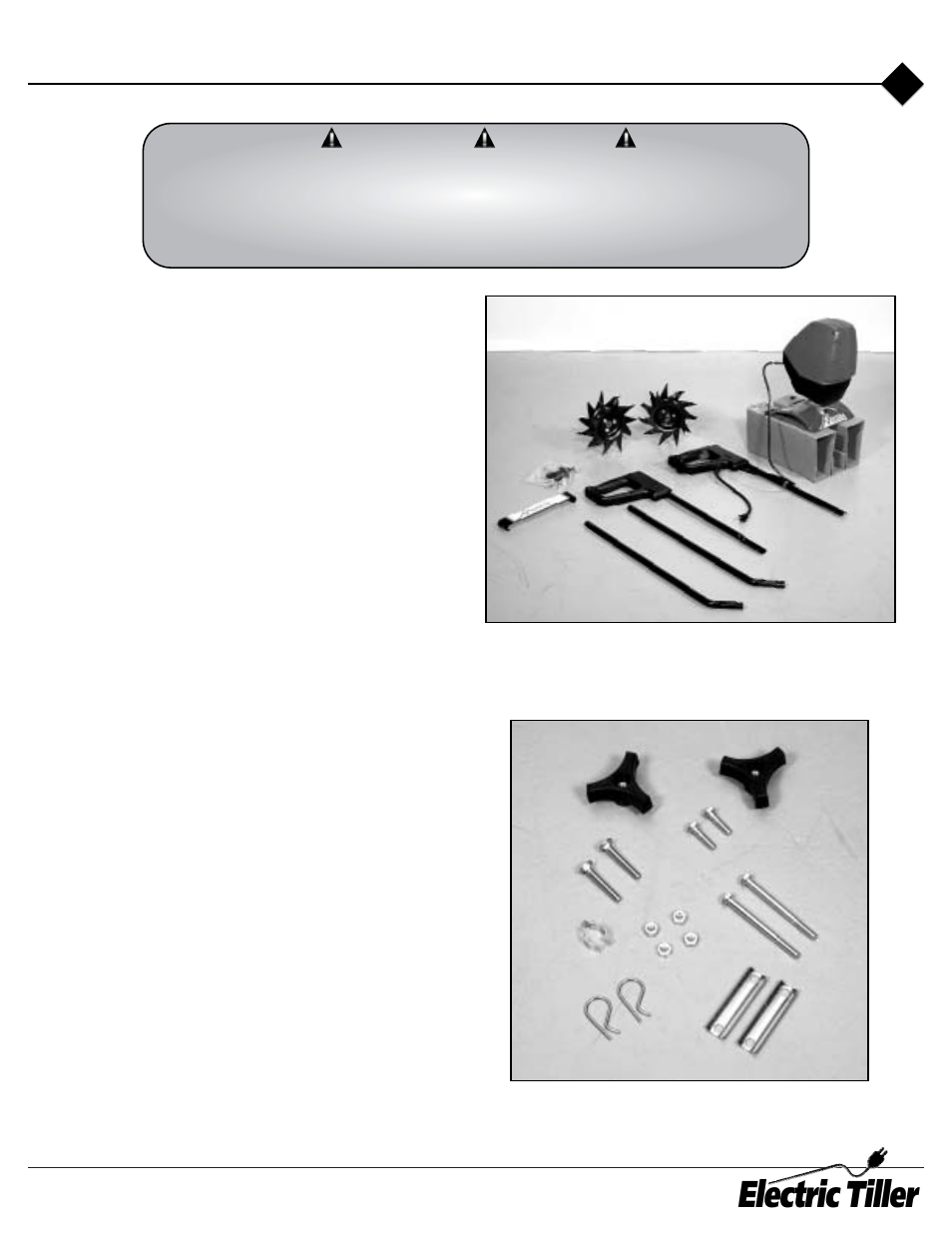 Electric tiller | Mantis ElectricTiller User Manual | Page 6 / 20