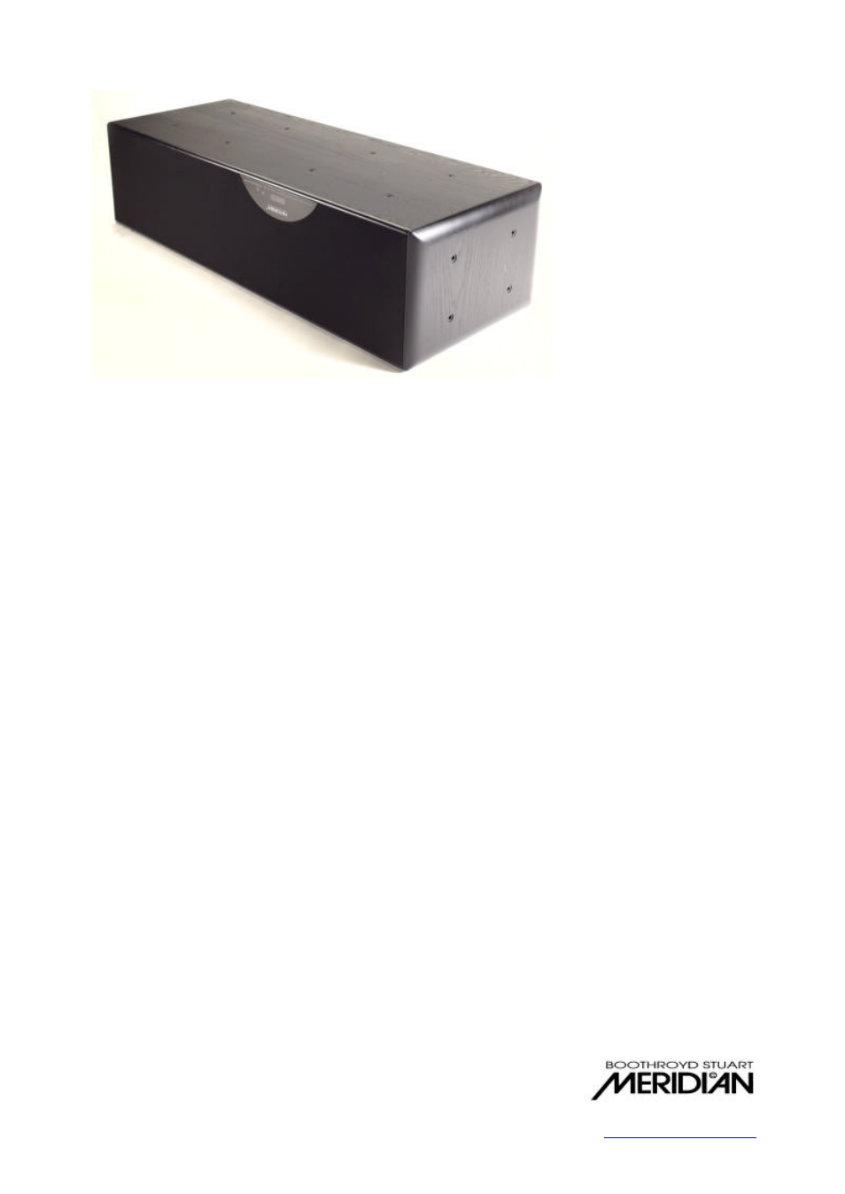 Meridian America DSP5500HC User Manual | 2 pages