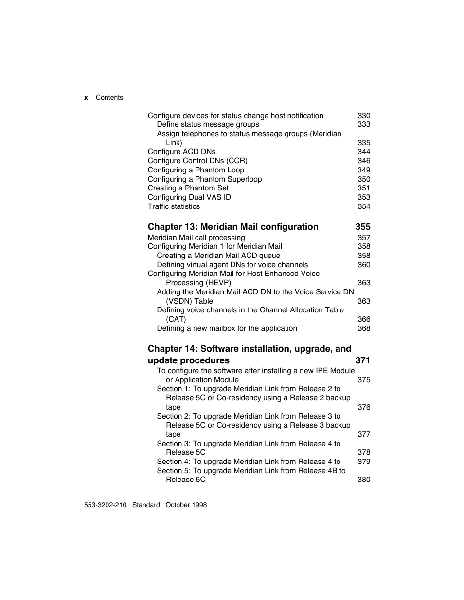 Meridian America Link/Customer Controlled Routing User Manual | Page 10 / 595