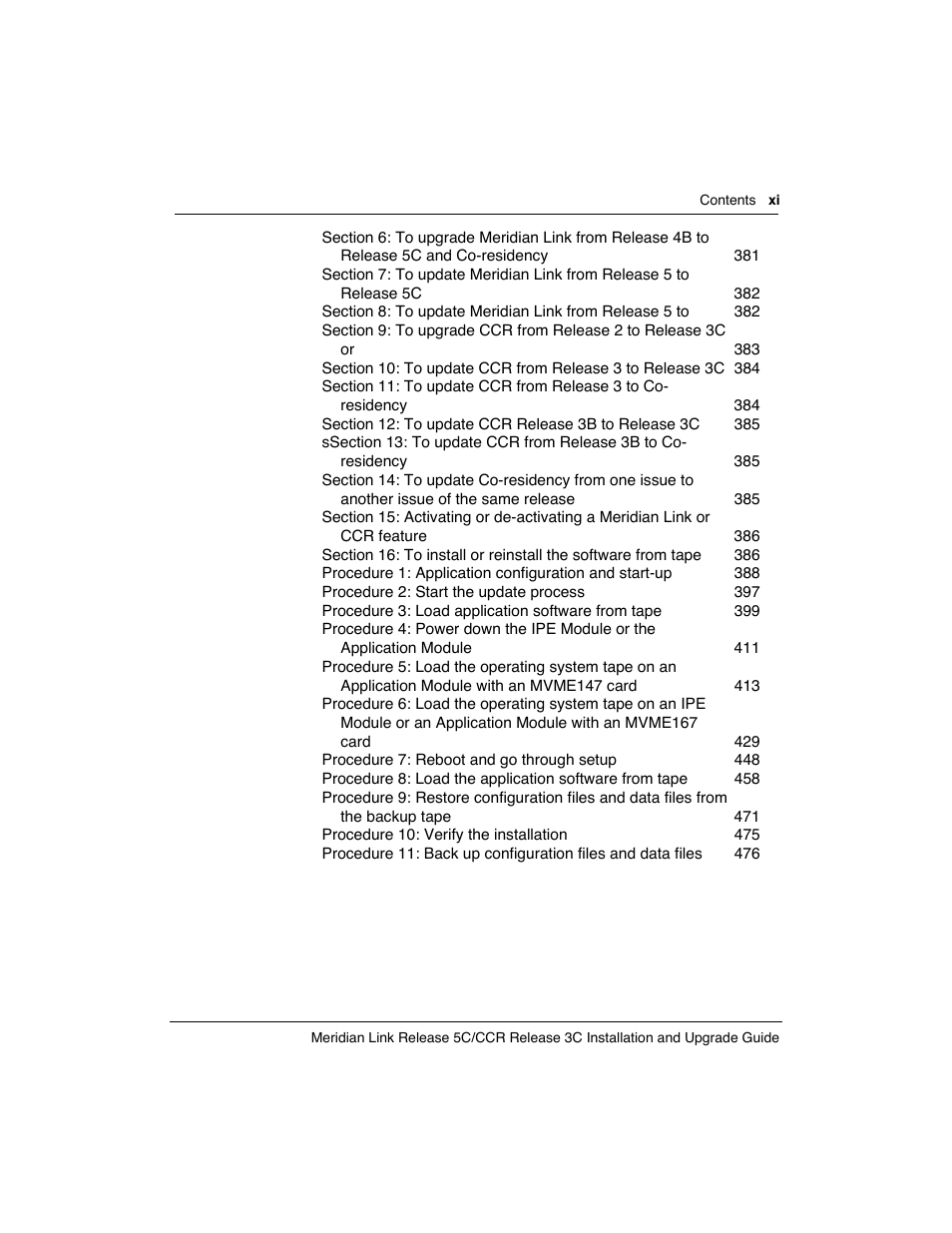 Meridian America Link/Customer Controlled Routing User Manual | Page 11 / 595