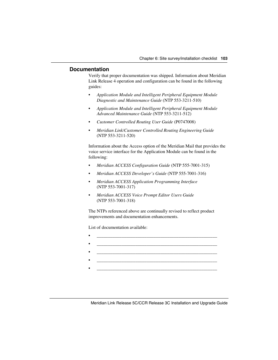 Meridian America Link/Customer Controlled Routing User Manual | Page 121 / 595