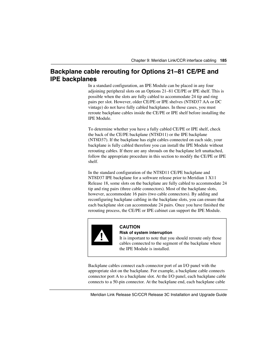 Meridian America Link/Customer Controlled Routing User Manual | Page 203 / 595