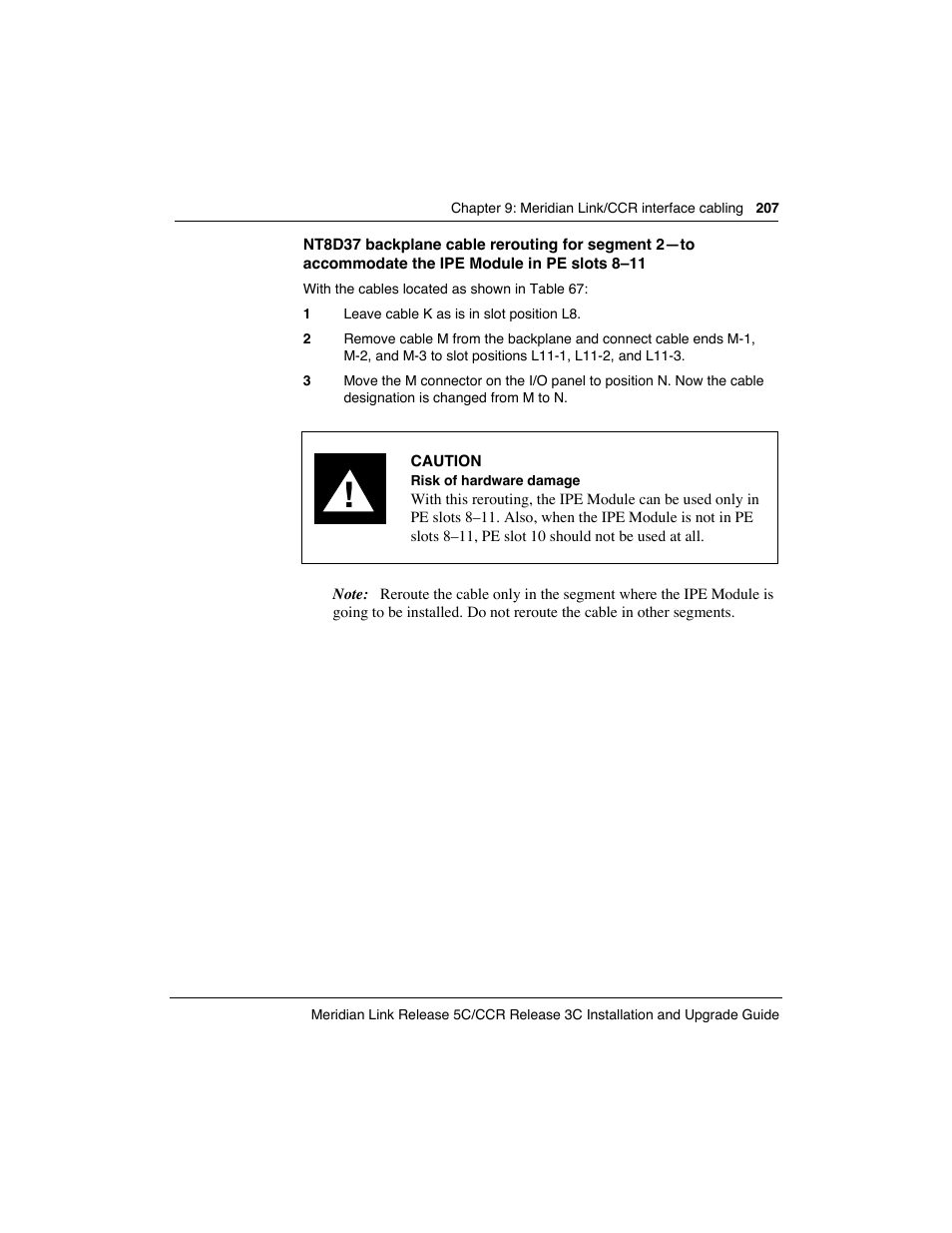 Meridian America Link/Customer Controlled Routing User Manual | Page 225 / 595