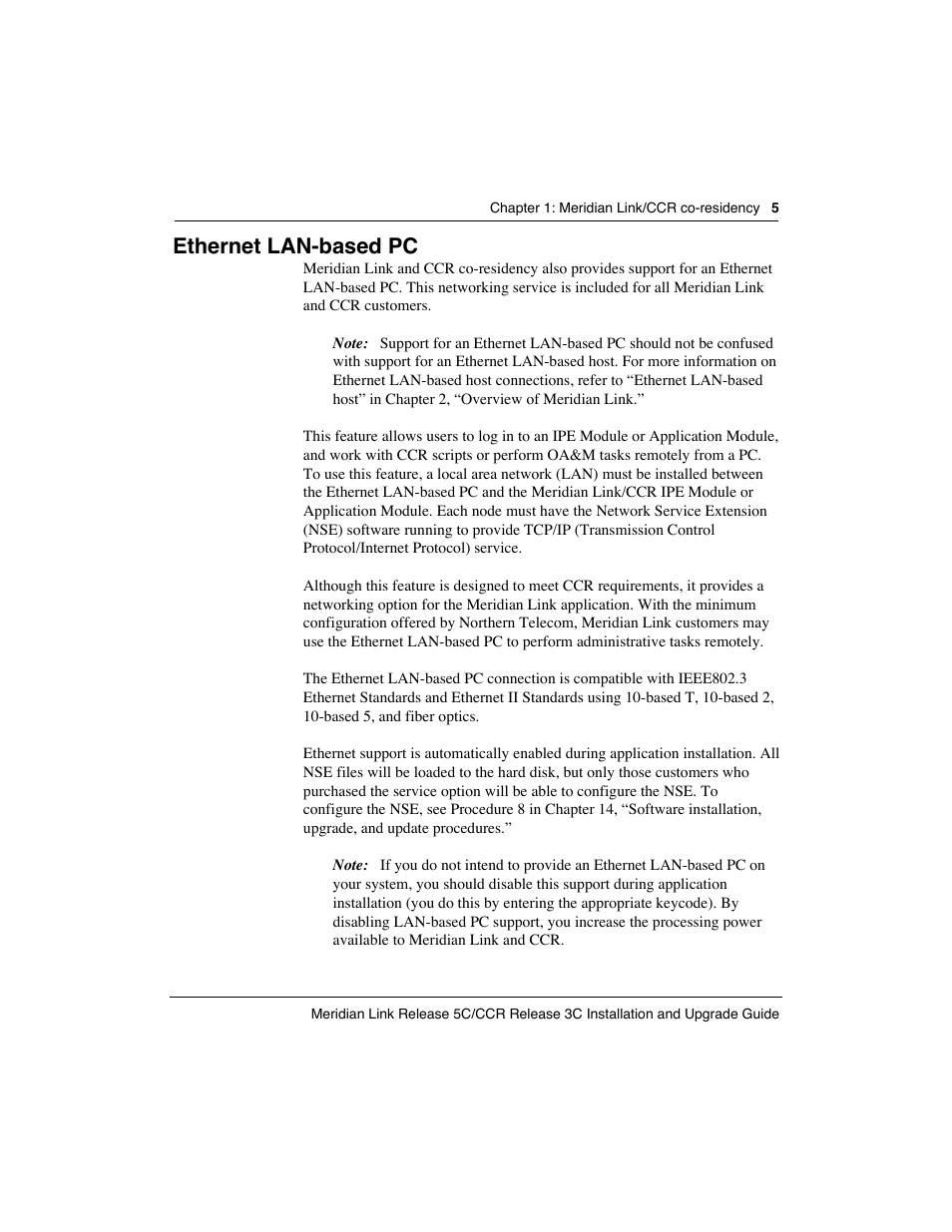 Ethernet lan-based pc | Meridian America Link/Customer Controlled Routing User Manual | Page 23 / 595