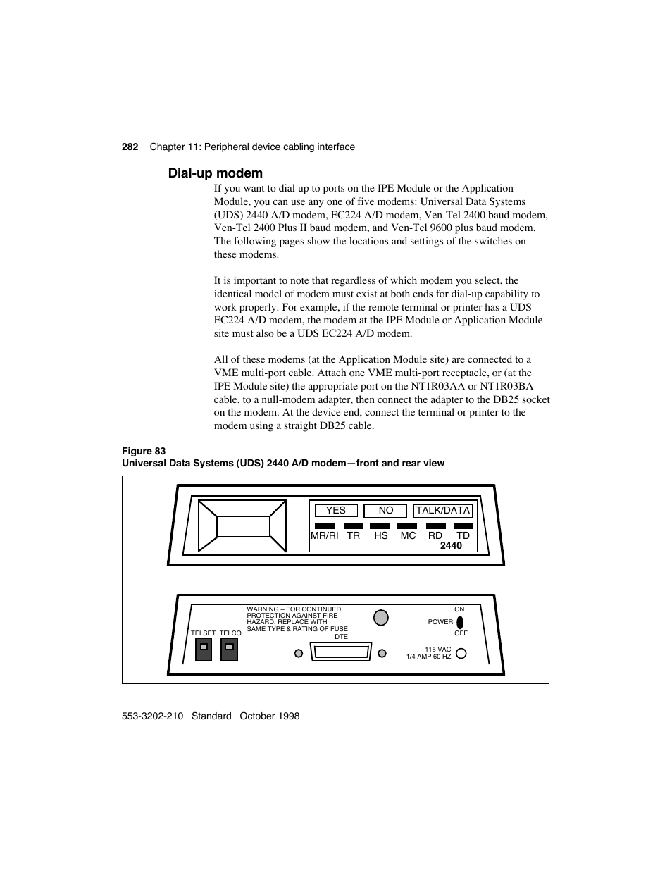 Dial-up modem | Meridian America Link/Customer Controlled Routing User Manual | Page 300 / 595