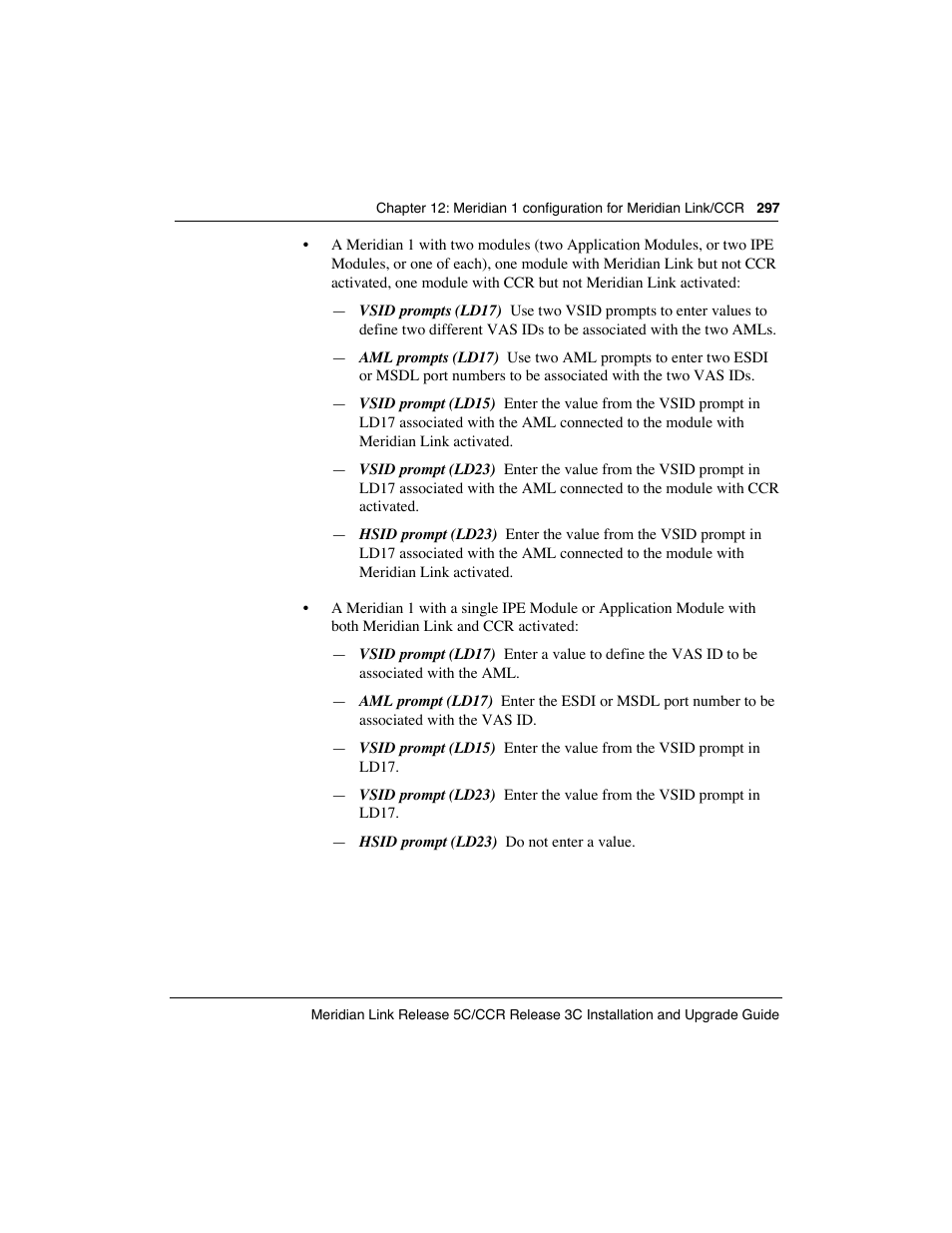 Meridian America Link/Customer Controlled Routing User Manual | Page 315 / 595