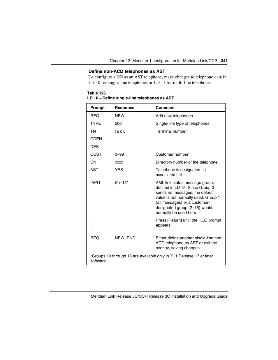 Meridian America Link/Customer Controlled Routing User Manual | Page 359 / 595
