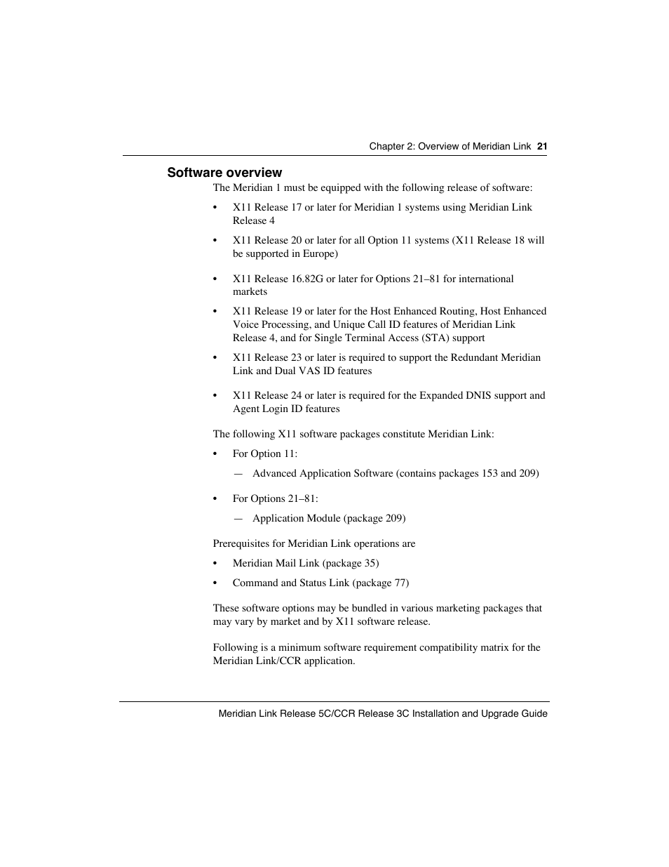 Meridian America Link/Customer Controlled Routing User Manual | Page 39 / 595