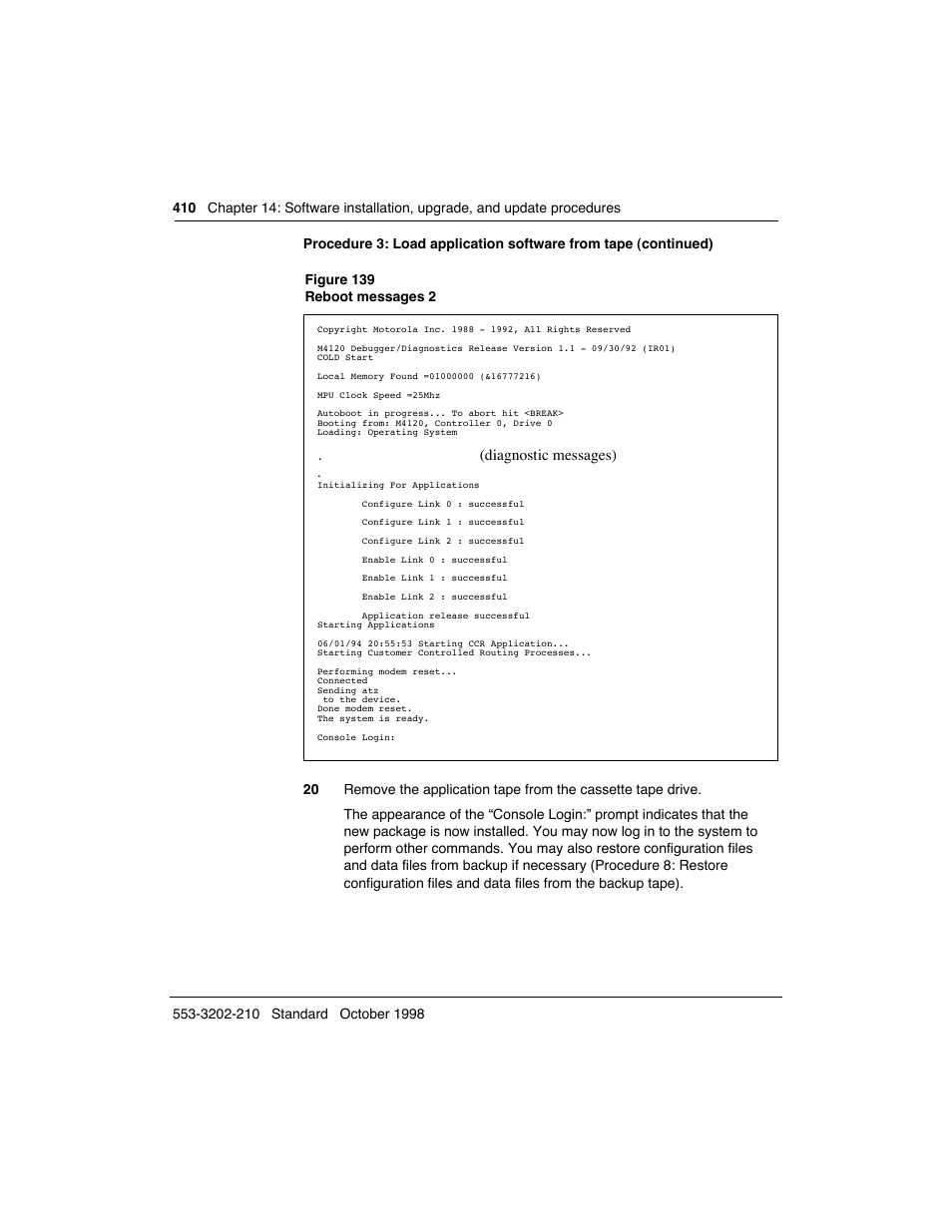 Diagnostic messages) | Meridian America Link/Customer Controlled Routing User Manual | Page 428 / 595
