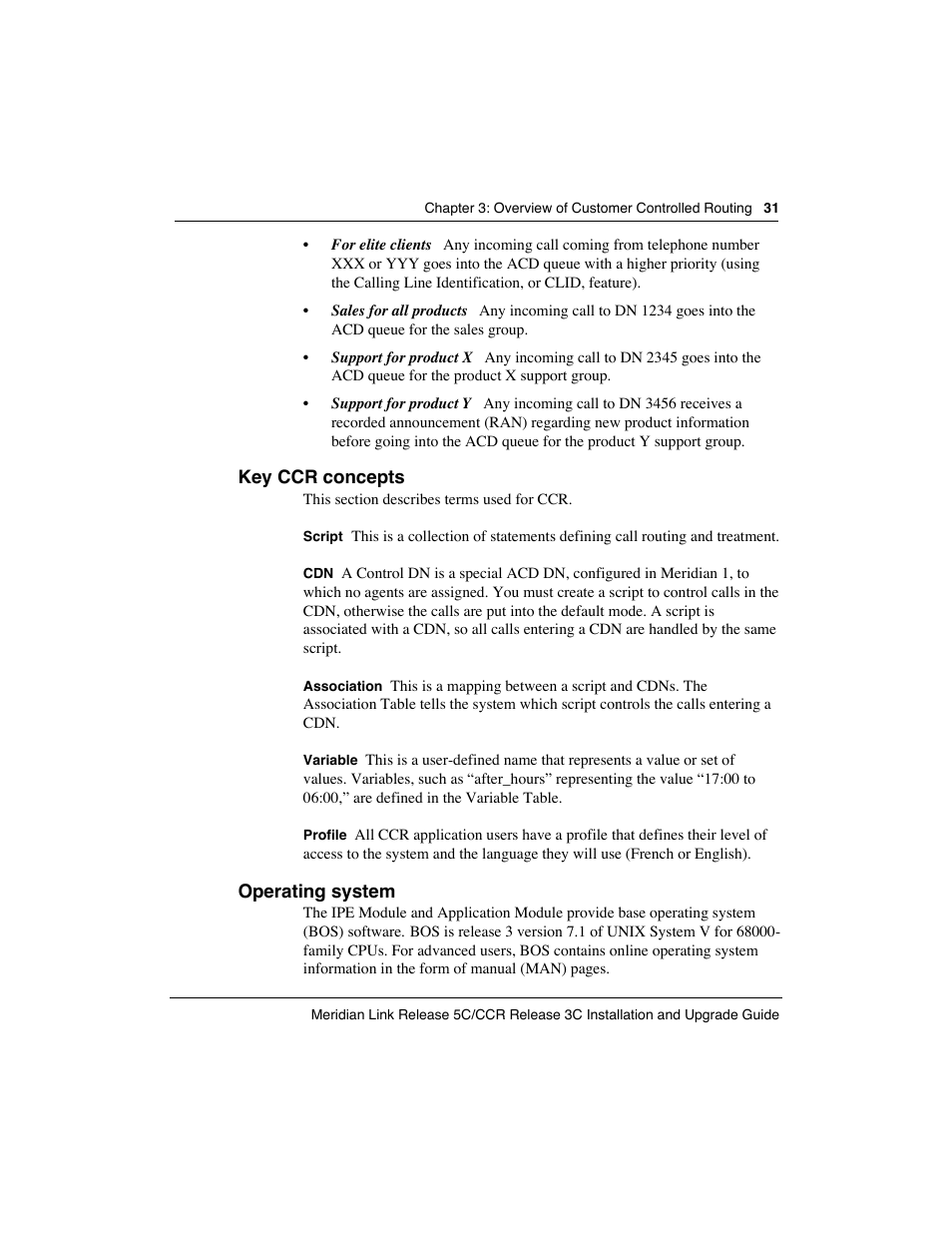 Meridian America Link/Customer Controlled Routing User Manual | Page 49 / 595