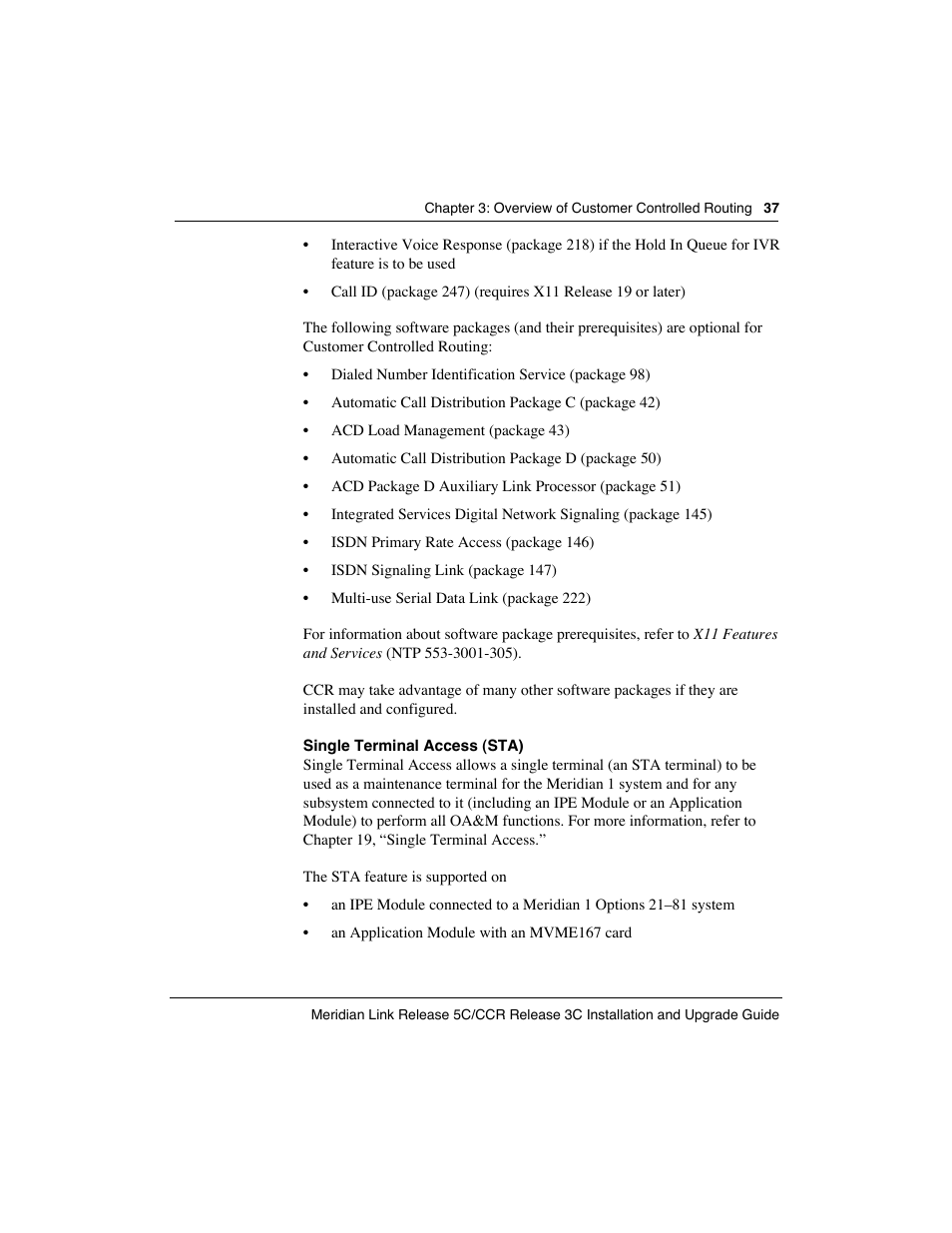 Meridian America Link/Customer Controlled Routing User Manual | Page 55 / 595