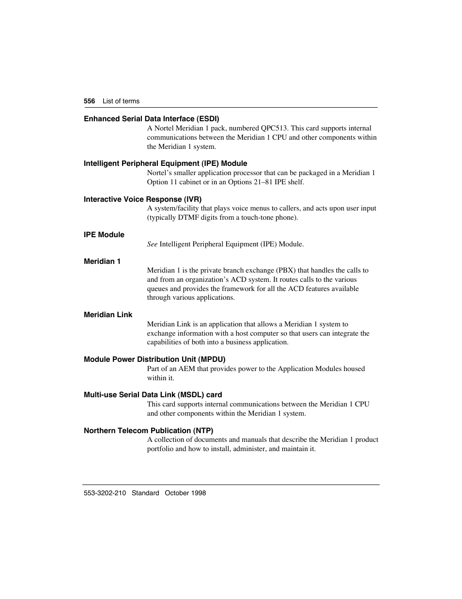 Meridian America Link/Customer Controlled Routing User Manual | Page 574 / 595