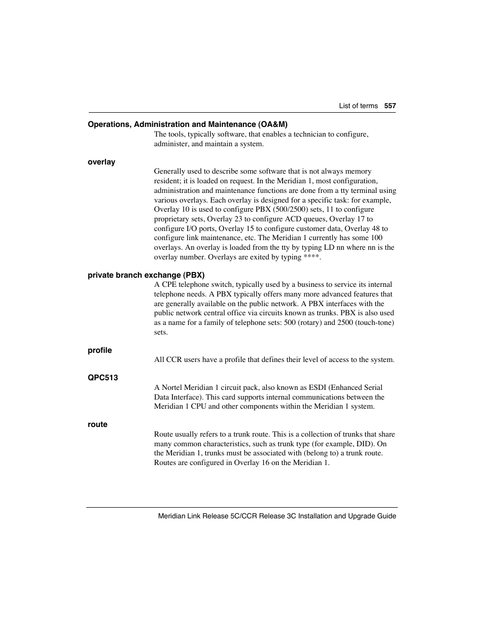 Meridian America Link/Customer Controlled Routing User Manual | Page 575 / 595